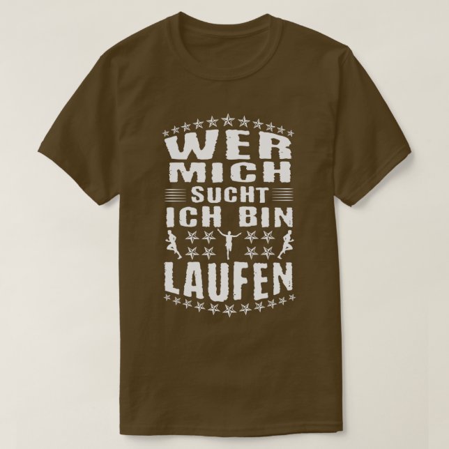 Running Joggen Runner Jogger T-Shirt (Design vorne)
