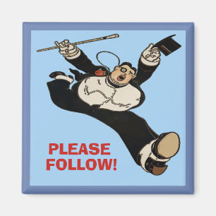 Running Man, bearbeiten Text Magnet