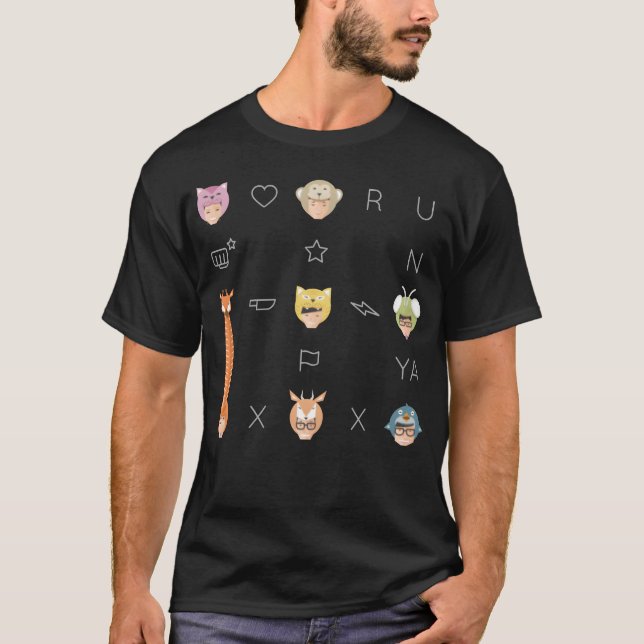 Running Man Food Chain friend T-Shirt (Vorderseite)