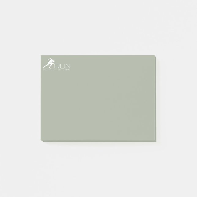 Running Man Post-it Klebezettel (Vorderseite)