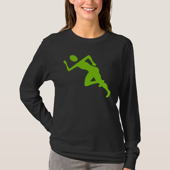 Running - Martian Green T-Shirt (Vorderseite)
