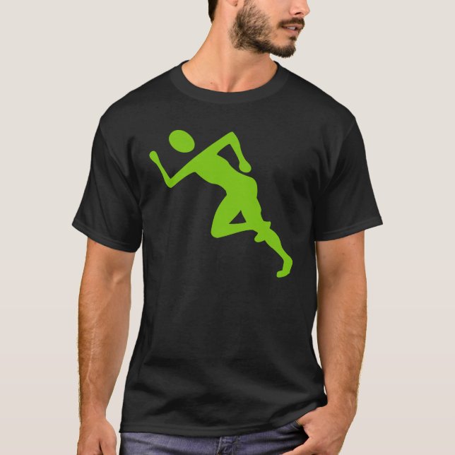 Running - Martian Green T-Shirt (Vorderseite)