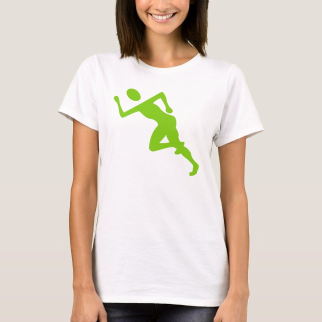 Running - Martian Green T-Shirt (Vorderseite)