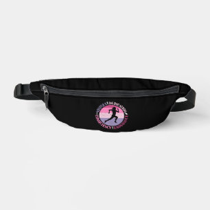 Running Mindset - Girly Runner Endurner Quote Bauchtasche