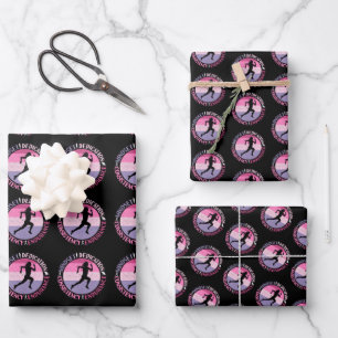 Running Mindset - Girly Runner Endurner Quote Geschenkpapier Set