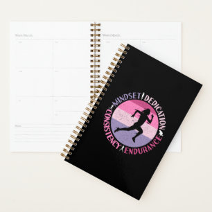 Running Mindset - Girly Runner Endurner Quote Planer