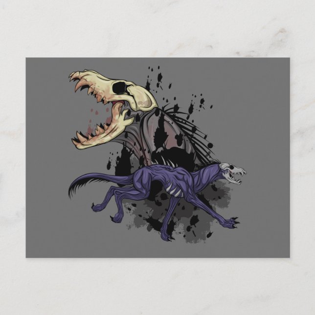 Running Monster Postkarte (Vorderseite)