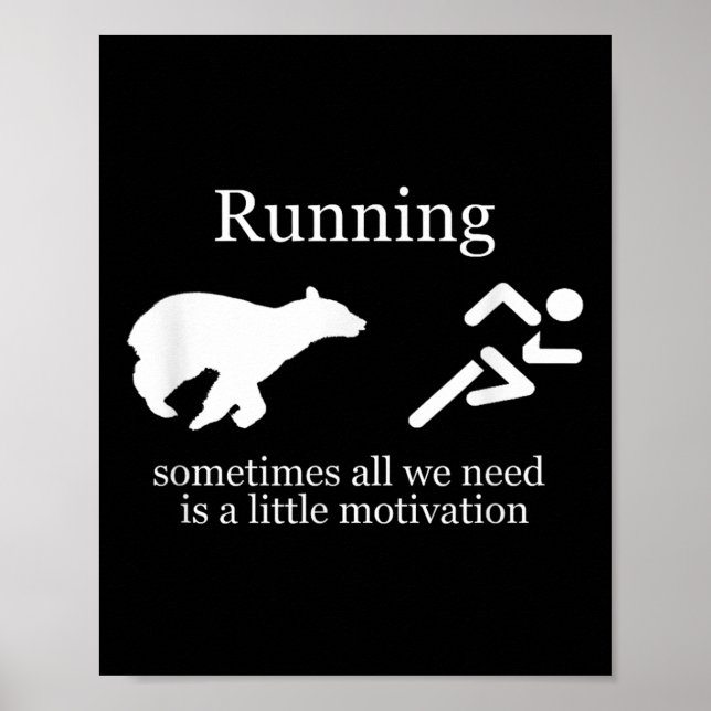 Running. Motivation  Poster (Vorne)