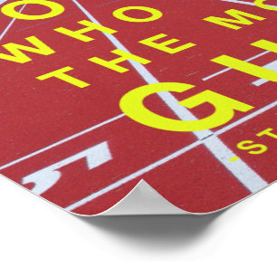 Running Motivation Poster Steve Prefontaine