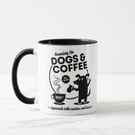 Running on Dogs and Coffee 11 oz. Combo Tasse