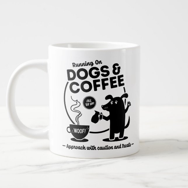 Running on Dogs and Coffee Jumbo-Tasse (Links)