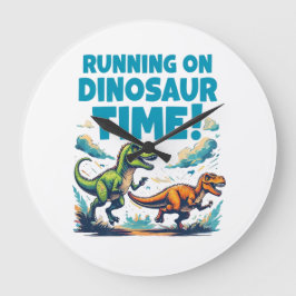 Running On Große Wanduhr