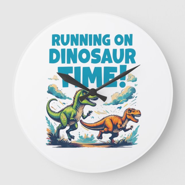 Running On Große Wanduhr (Vorderseite)