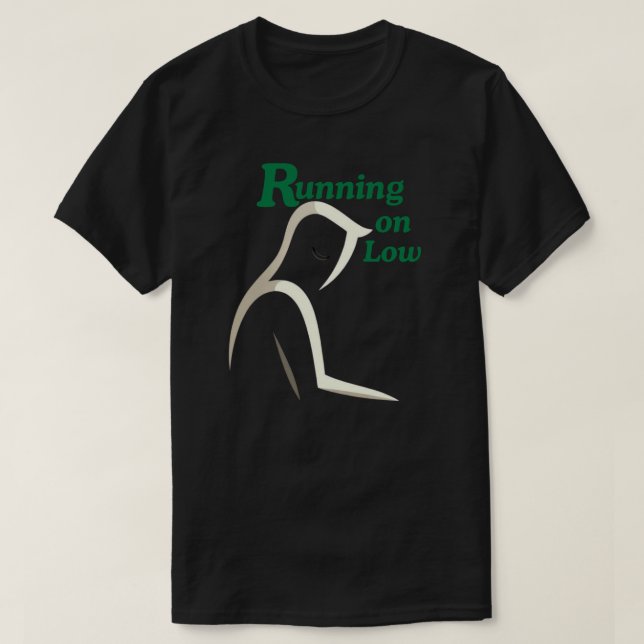 Running on Low Human Silhouette – Calm Low Energy  T-Shirt (Design vorne)