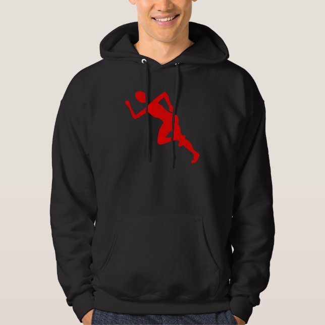 Running - Red Hoodie (Vorderseite)