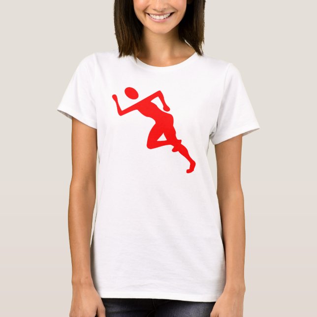 Running - Red T-Shirt (Vorderseite)