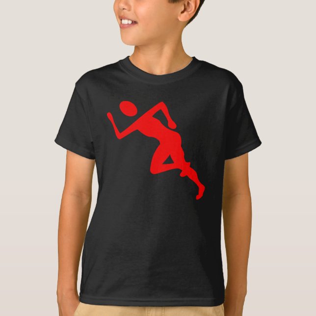 Running - Red T-Shirt (Vorderseite)
