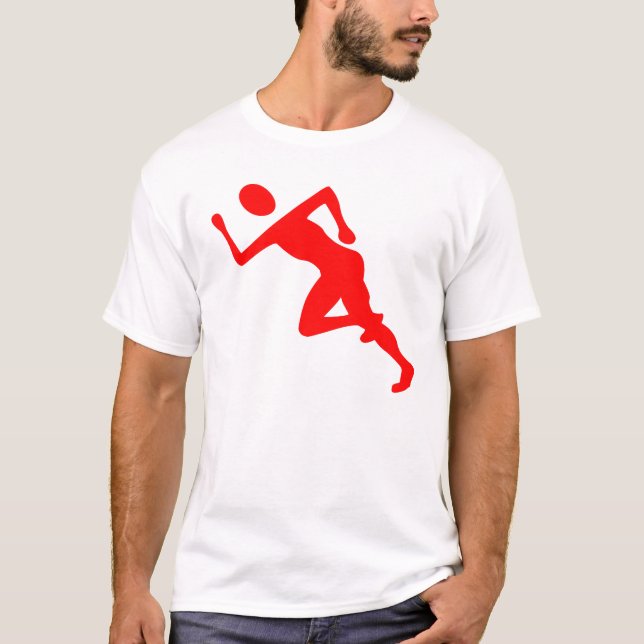 Running - Red T-Shirt (Vorderseite)