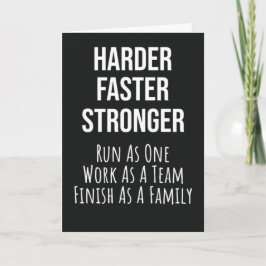 Running Team Cards Runner Motivation Motivierend Karte