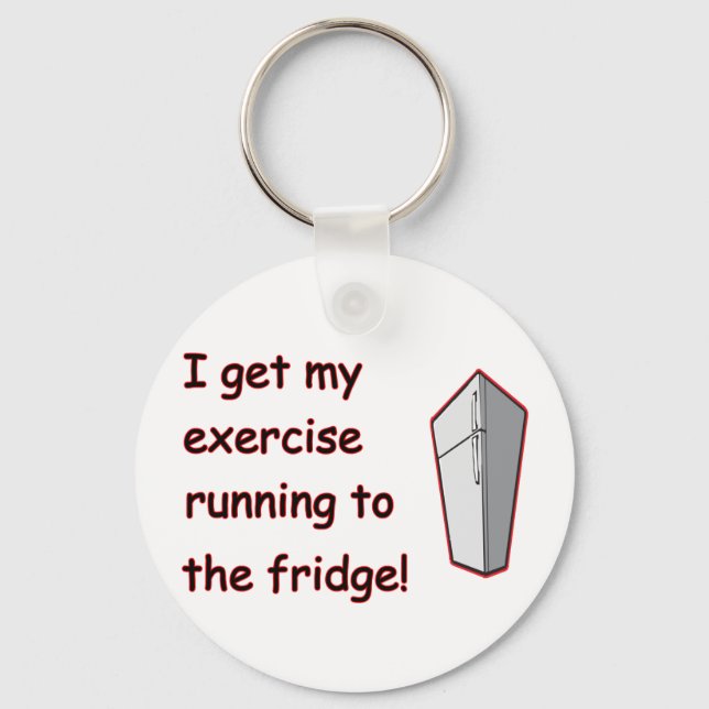 Running To The Fridge Schlüsselanhänger (Vorderseite)