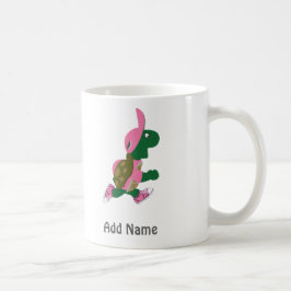 Running Turtle Personalize Kaffeetasse