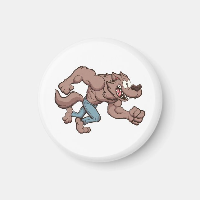 Running Werewolf Magnet (Vorne)