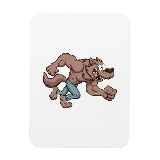 Running Werewolf Magnet (Vertikal)