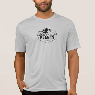 Runs weit auf Pflanze Tech T - Shirt