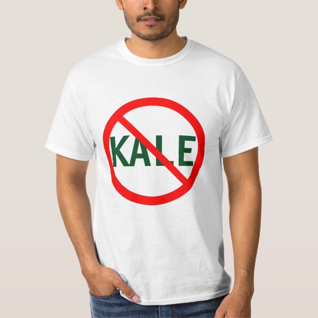 runter mit Kale T-Shirt (Vorderseite)