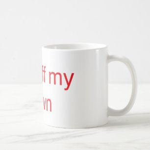 Runter von meinem Rasen Kaffeetasse