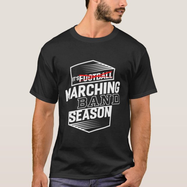 Runter von meiner Dot Marching Band Music T-Shirt (Vorderseite)