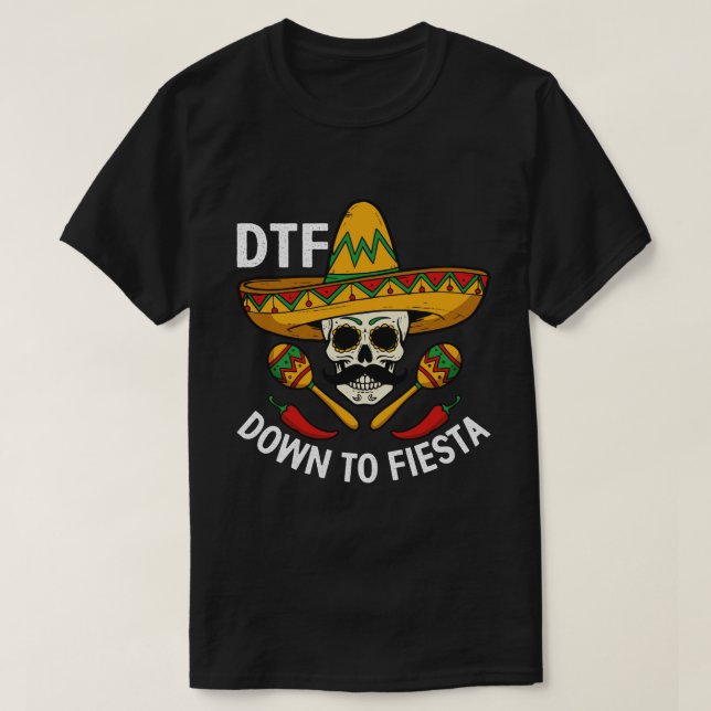Runter zur Fiesta T-Shirt (Design vorne)