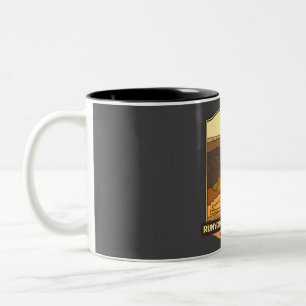 Runyon Canyon Trail - Los Angeles Wandern Zweifarbige Tasse