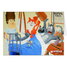 Rupert und Funkeln am Krankenhaus - Karte