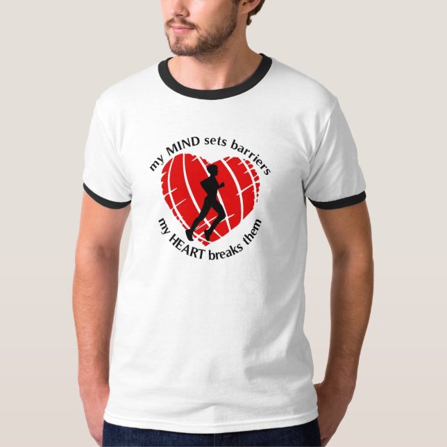 RUPTURE DU T-SHIRT DE SONNERIE DE COUREUR DE (Devant)