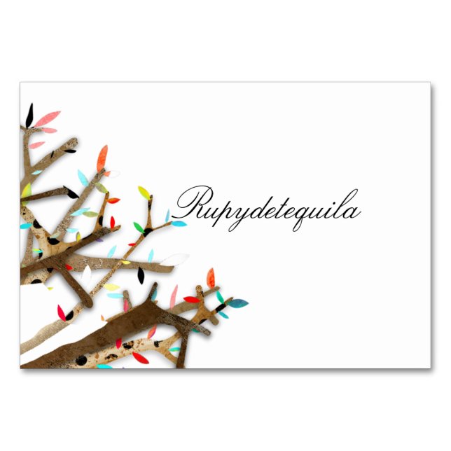 Rupydetequila Limited Edition Tischnummer (Vorderseite)