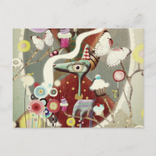 Rupydetequila Winter-Schokolade  Postkarte