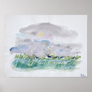 Rural Finistere   Concarneau, Bretagne Poster