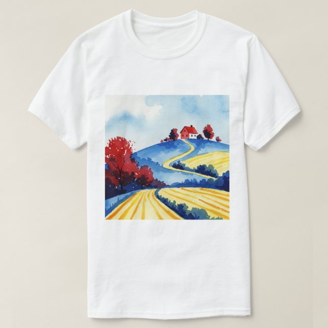 Rural landscape T-Shirt (Design vorne)