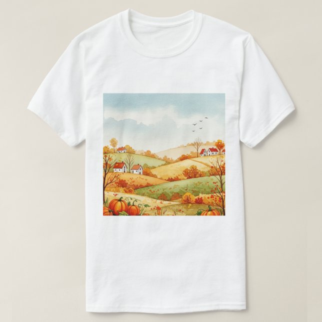 Rural landscape T-Shirt (Design vorne)