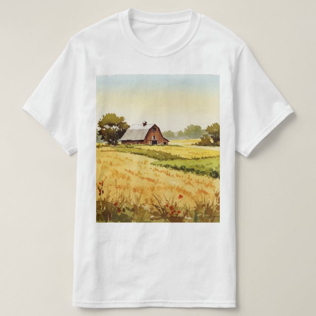 Rural landscape T-Shirt (Design vorne)