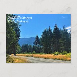 Rural Washington, Randle, WA Postcard Postkarte