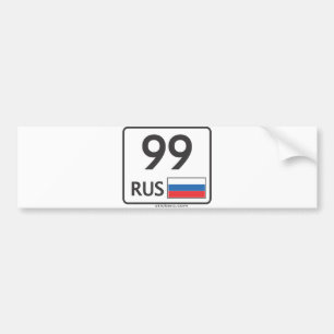 RUS. Moskau. 99. Aufkleber Autoaufkleber