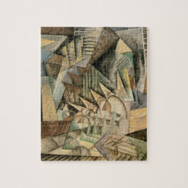 Rush Hour, New York, von Max Weber, Vintager Kubis