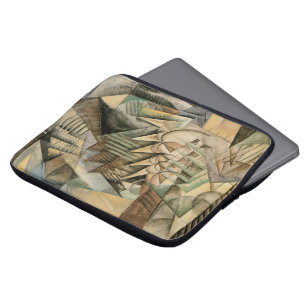 Rush Hour, New York, von Max Weber, Vintager Kubis Laptopschutzhülle