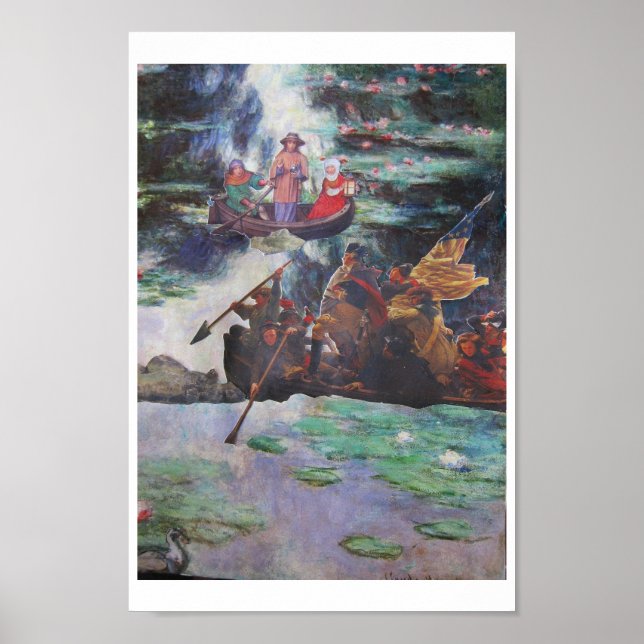 Rush Hour Traffic - collage art Poster (Vorne)