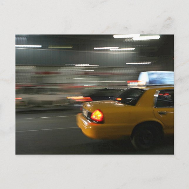 RUSH NEW YORK CITY POSTKARTE (Vorderseite)