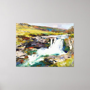 "Rush of the Dales" - Eine Yorkshire-Landschaft Leinwanddruck