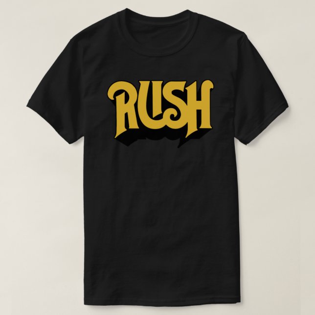 Rush Original Yellow Logo Essential T - Shirt (Design vorne)