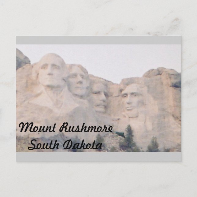 Rushmore Postkarte (Vorderseite)